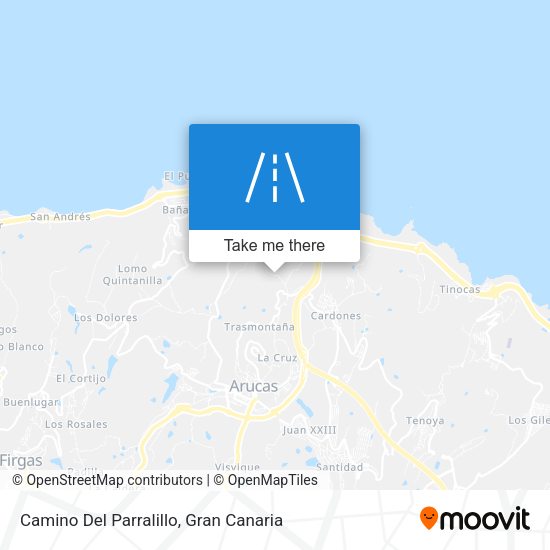 Camino Del Parralillo map