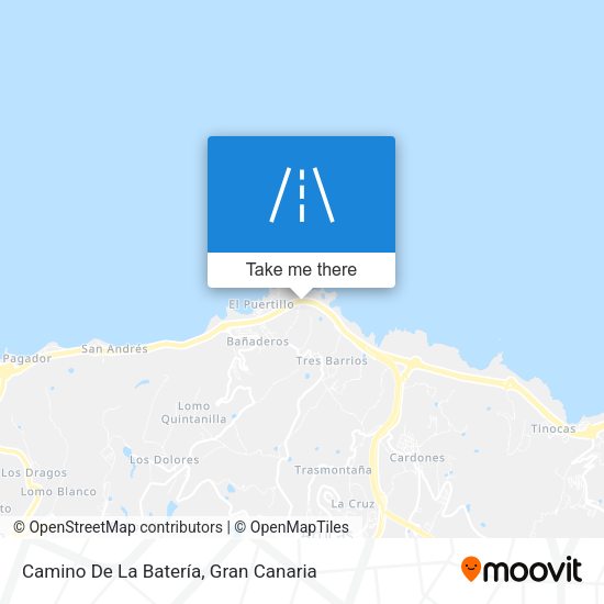 Camino De La Batería map