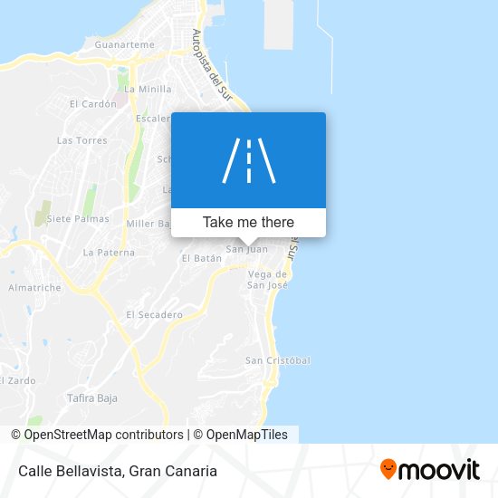 Calle Bellavista map