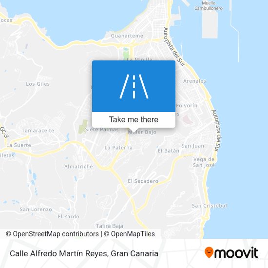 Calle Alfredo Martín Reyes map