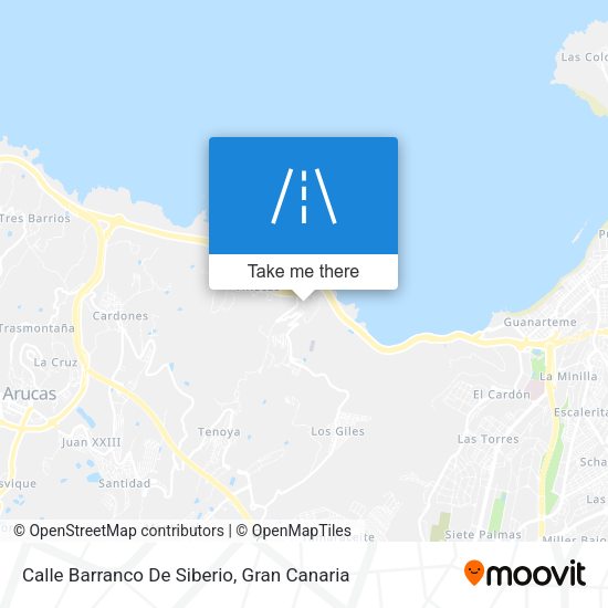 Calle Barranco De Siberio map