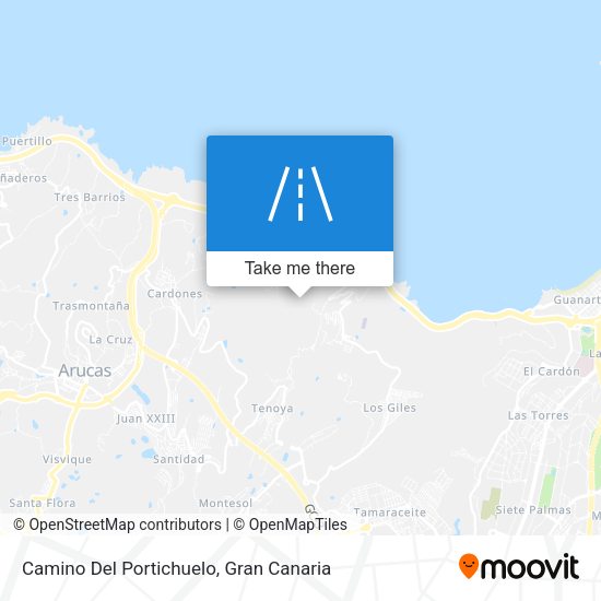 Camino Del Portichuelo map