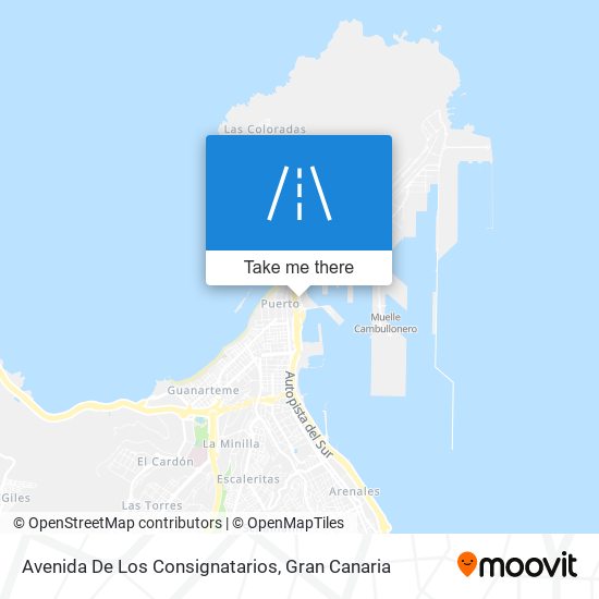 mapa Avenida De Los Consignatarios