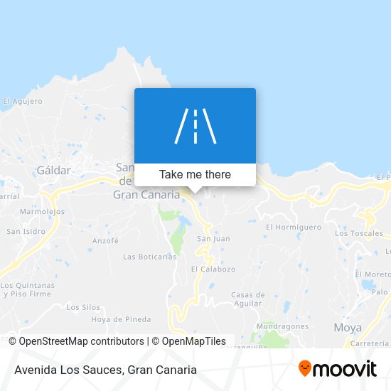 Avenida Los Sauces map