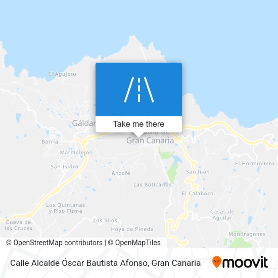 Calle Alcalde Óscar Bautista Afonso map