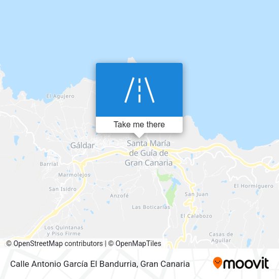 Calle Antonio García El Bandurria map