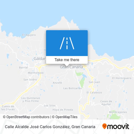 Calle Alcalde José Carlos González map