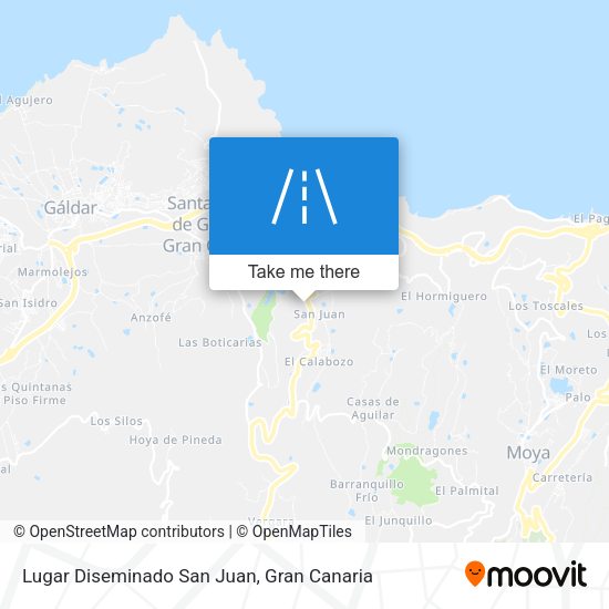 Lugar Diseminado San Juan map