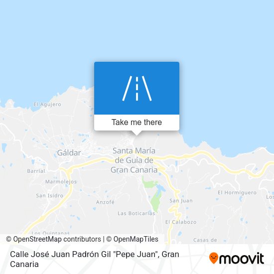 Calle José Juan Padrón Gil "Pepe Juan" map