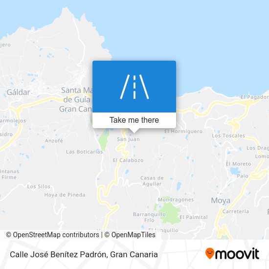 Calle José Benítez Padrón map