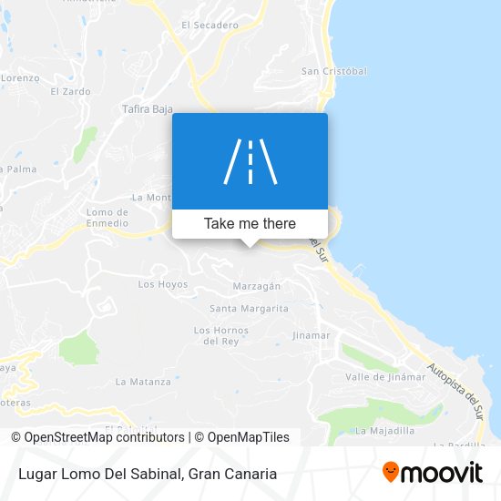 Lugar Lomo Del Sabinal map