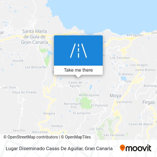 Lugar Diseminado Casas De Aguilar map