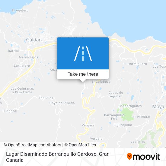 Lugar Diseminado Barranquillo Cardoso map
