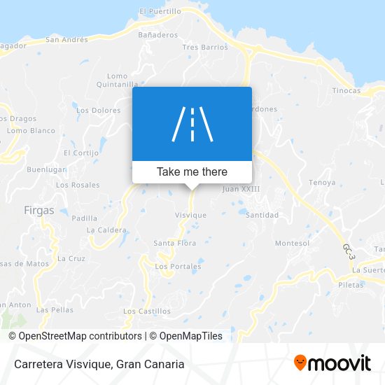 Carretera Visvique map