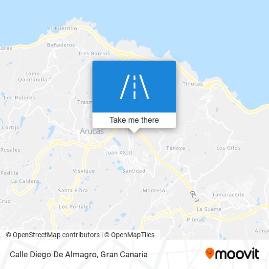 mapa Calle Diego De Almagro