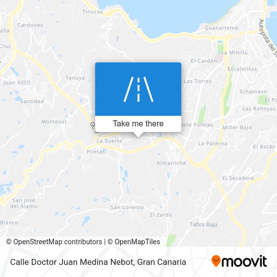 Calle Doctor Juan Medina Nebot map