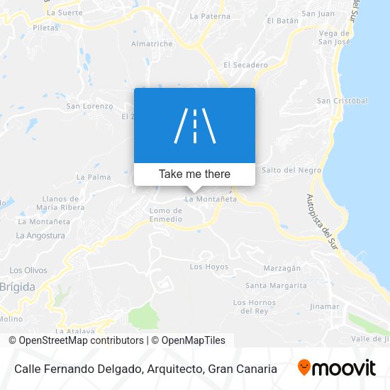 Calle Fernando Delgado, Arquitecto map