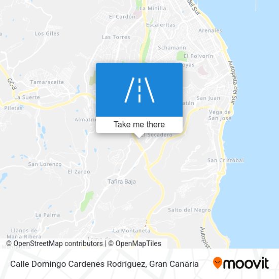 Calle Domingo Cardenes Rodríguez map