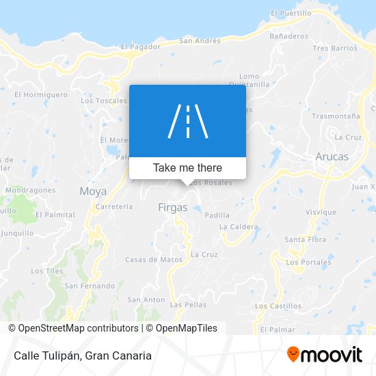 Calle Tulipán map