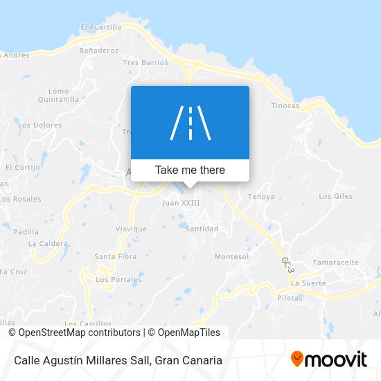 Calle Agustín Millares Sall map