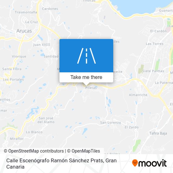 Calle Escenógrafo Ramón Sánchez Prats map