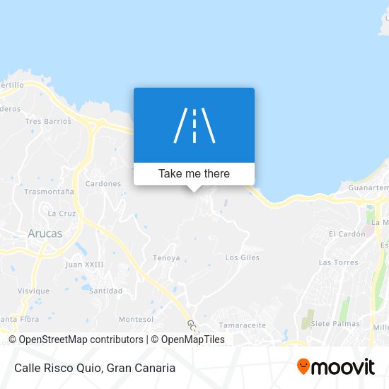 Calle Risco Quio map