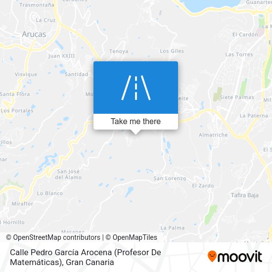 Calle Pedro García Arocena (Profesor De Matemáticas) map