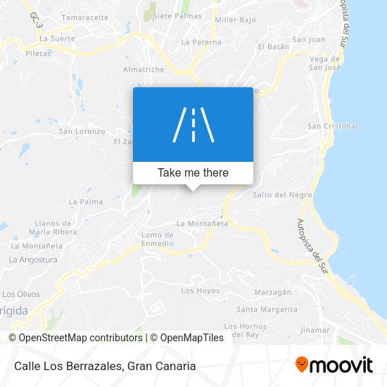 Calle Los Berrazales map