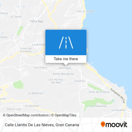 Calle Llanito De Las Nieves map