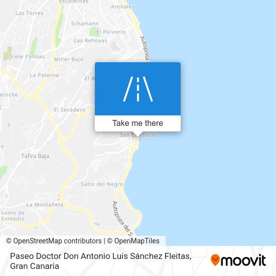 Paseo Doctor Don Antonio Luis Sánchez Fleitas map