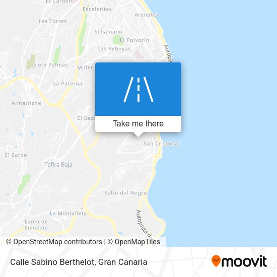 Calle Sabino Berthelot map