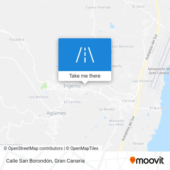 Calle San Borondón map