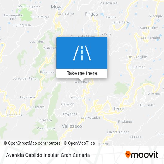 Avenida Cabildo Insular map