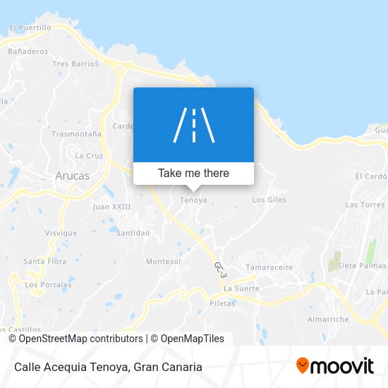 Calle Acequia Tenoya map