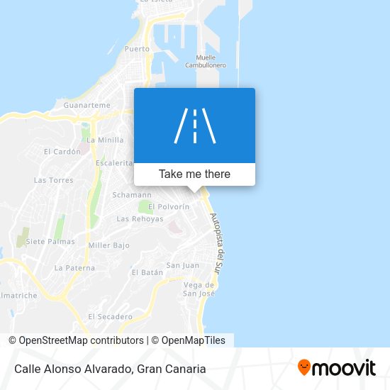 Calle Alonso Alvarado map