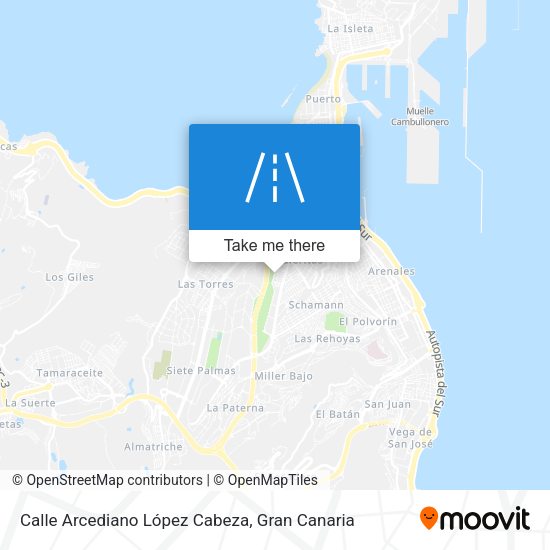 Calle Arcediano López Cabeza map