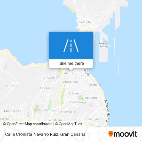 Calle Cronista Navarro Ruiz map
