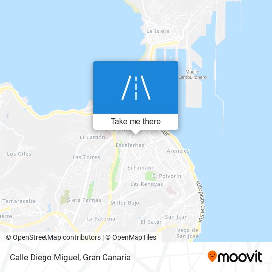 mapa Calle Diego Miguel