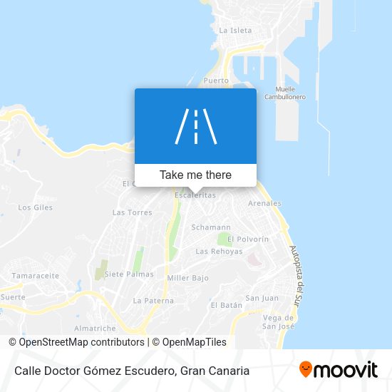 Calle Doctor Gómez Escudero map