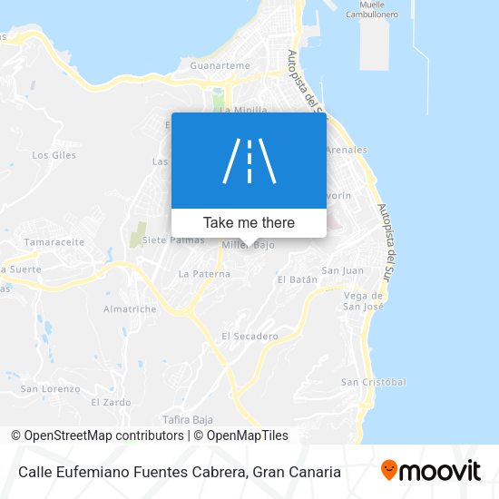 Calle Eufemiano Fuentes Cabrera map