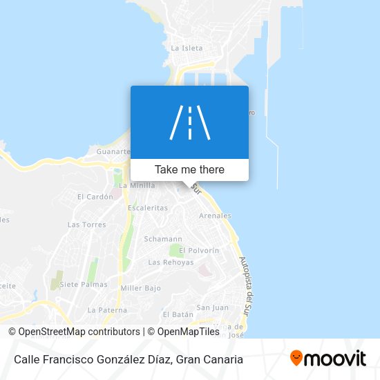 Calle Francisco González Díaz map