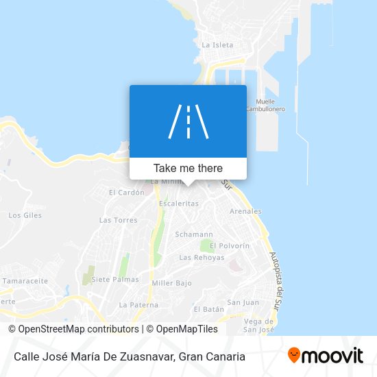 Calle José María De Zuasnavar map