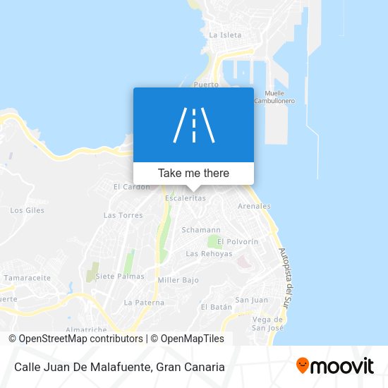 Calle Juan De Malafuente map