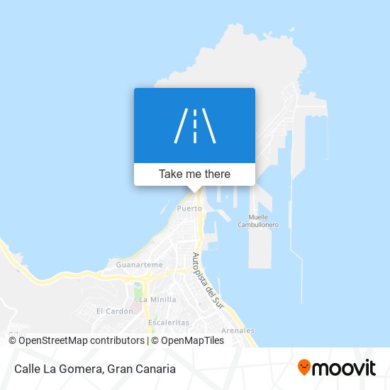 Calle La Gomera map