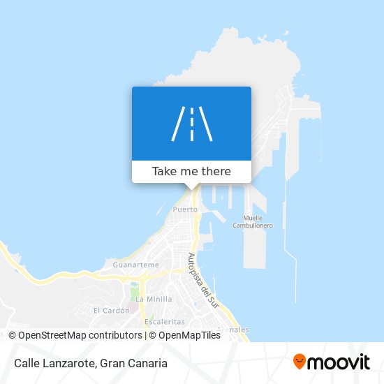 Calle Lanzarote map