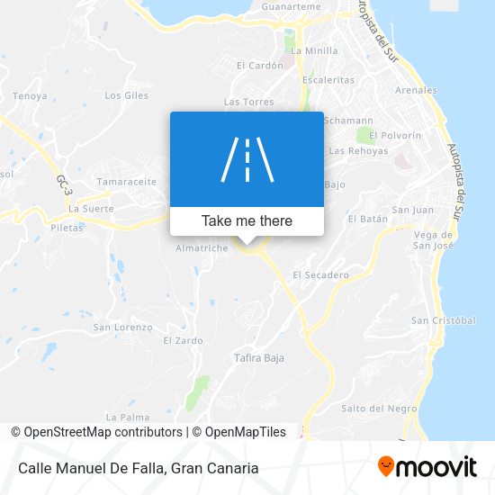 Calle Manuel De Falla map