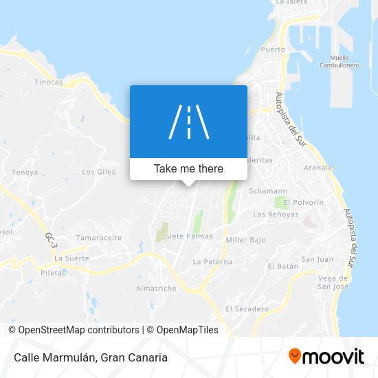 Calle Marmulán map