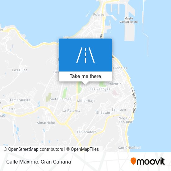 Calle Máximo map