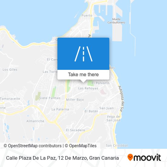 Calle Plaza De La Paz, 12 De Marzo map