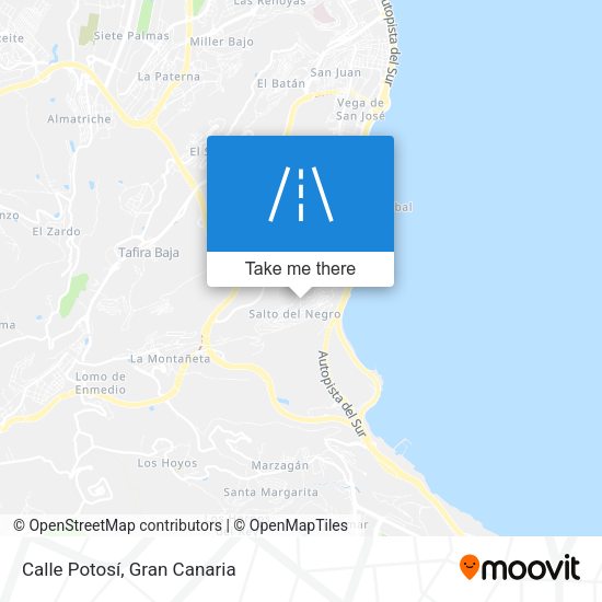 Calle Potosí map